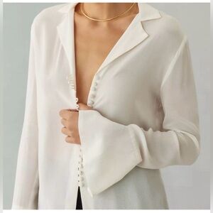 Reformation NWT White Blouse